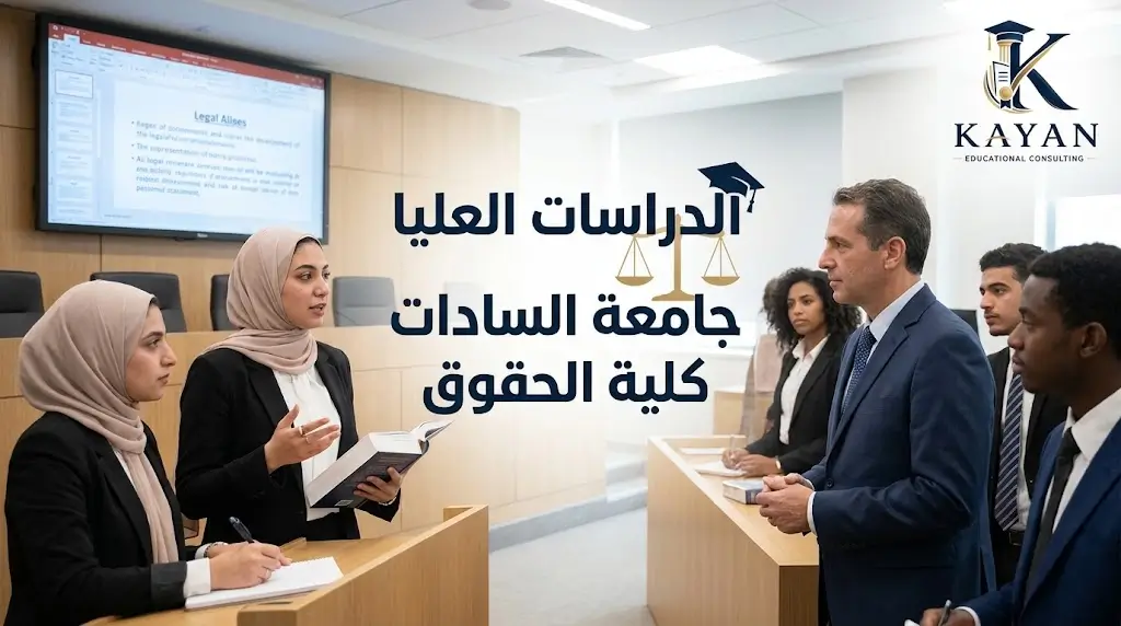 الدراسات العليا جامعة السادات كلية الحقوق