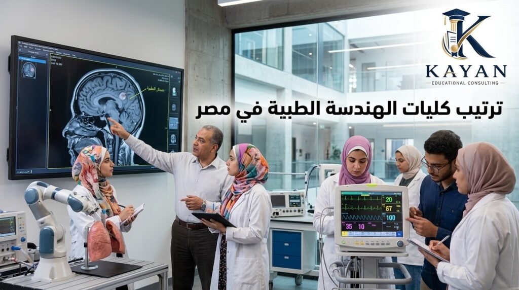 ترتيب كليات الهندسة الطبية في مصر