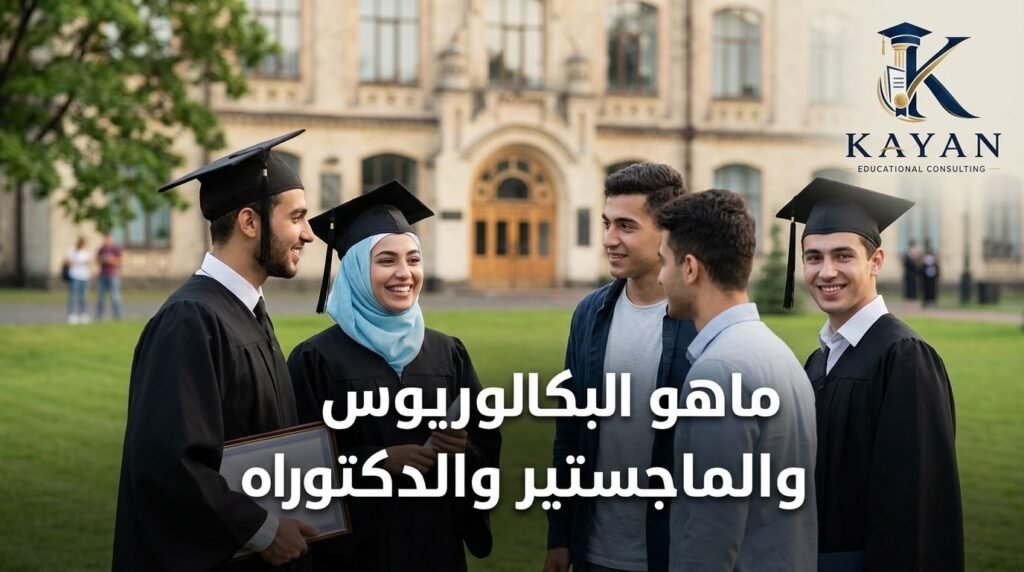 ماهو البكالوريوس والماجستير والدكتوراه