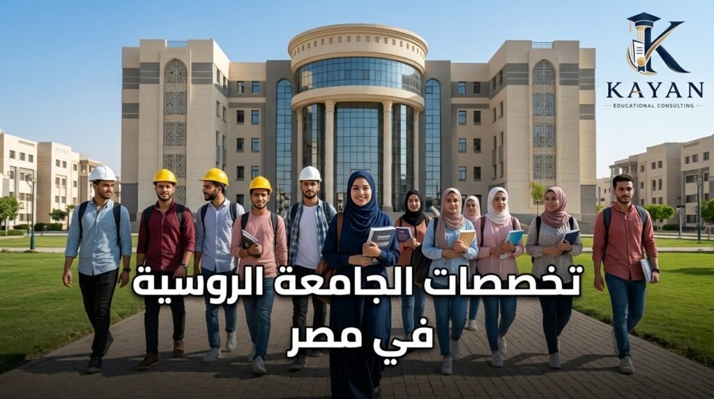 تخصصات الجامعة الروسية في مصر