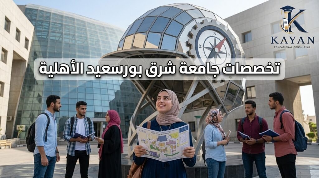 تخصصات جامعة شرق بورسعيد الأهلية