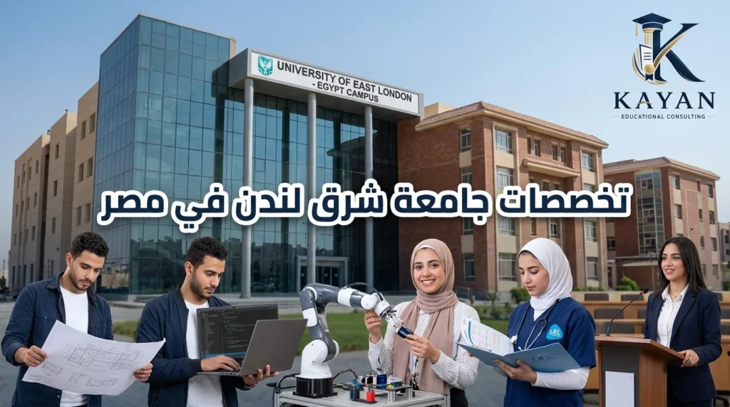 تخصصات جامعة شرق لندن في مصر