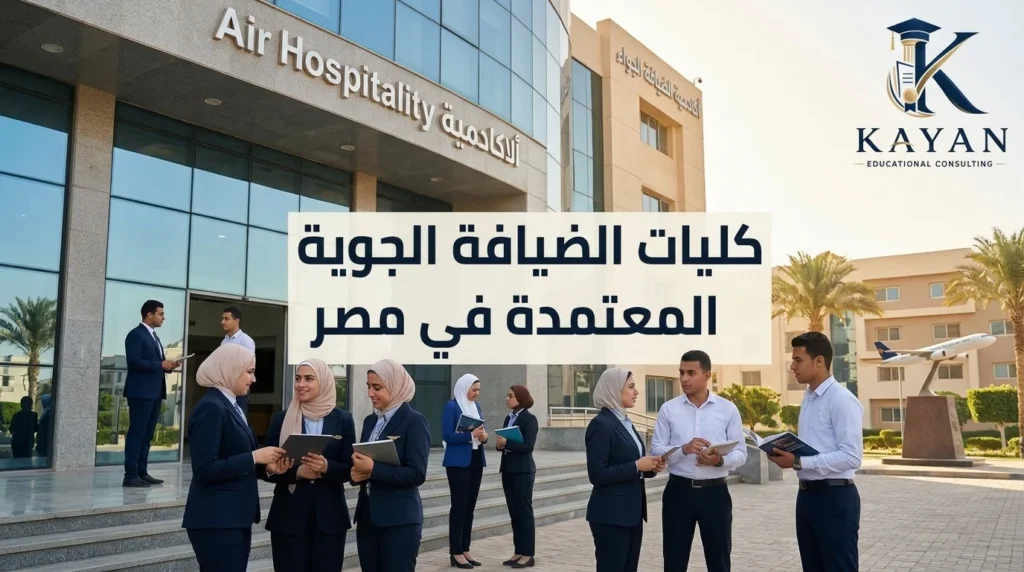كليات الضيافة الجوية المعتمدة في مصر