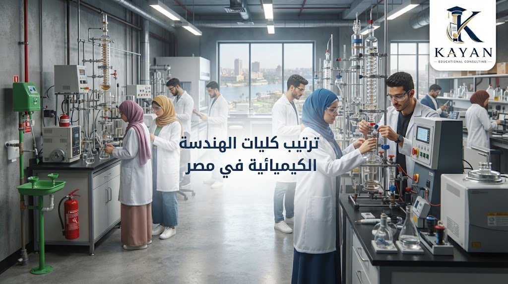 ترتيب كليات الهندسة الكيميائية في مصر