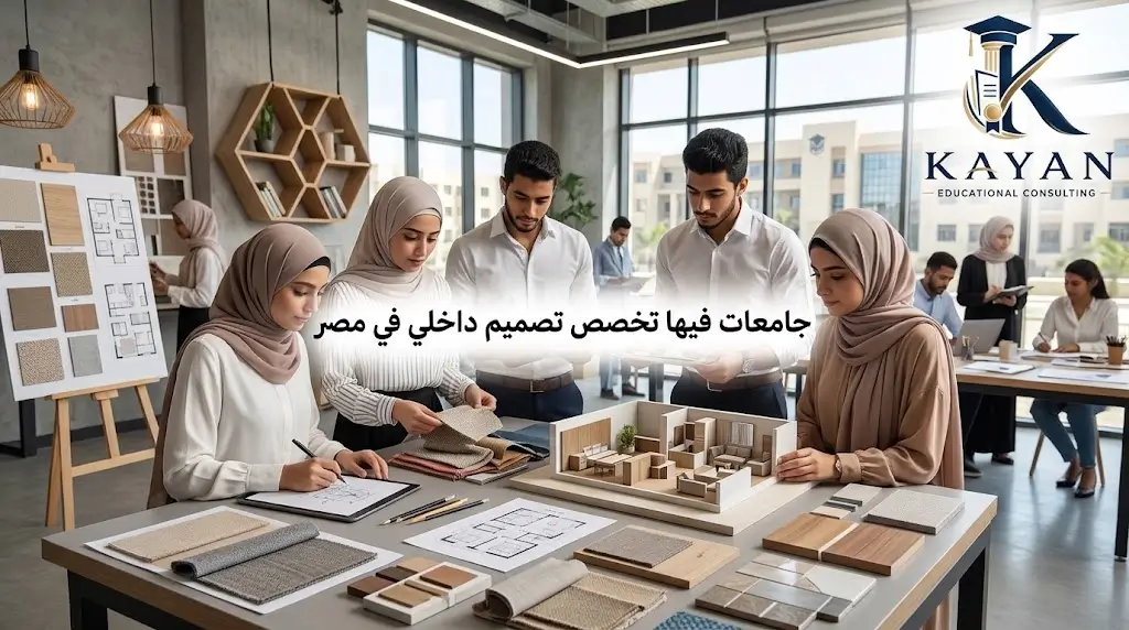 جامعات فيها تخصص تصميم داخلي في مصر